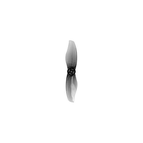 Gemfan 4 Paar 2015 Hurricane 2-Klingen-Propeller 1,0 mm/1,5 mm CW CCW Paddel für Freestyle 2 Zoll Zahnstocher Racing Drohne (1 mm schwarz) von Gemfan