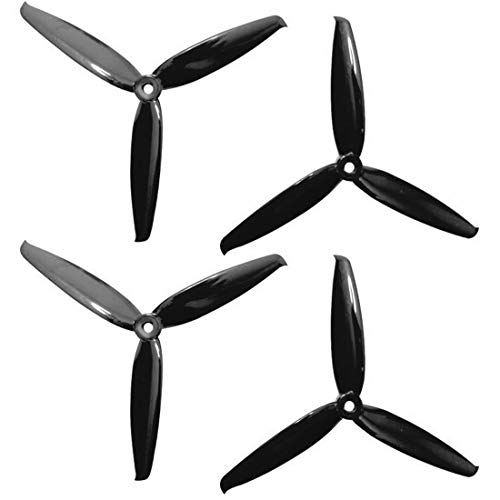 Gemfan 4Pair Flash 6042 3-Blatt Propeller 6-Zoll Propeller Spezielles PC Material 4CW 4CCW (Black) von Gemfan