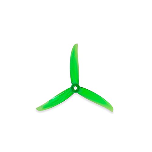 Gemfan 5136 Propeller mit drei Flügeln: 2 CCW 2 CW Propeller – Racing Drohne mehrfarbiges Quadcopter-Rahmen-Set, zwei Vorder- und Rückwärtsgang, Grün Gemfan 5136 Propeller mit drei Flügeln: 2 CCW 2 CW Propeller – Racing Drohne mehrfarbiges Quadcopter-Rahmen-Set, zwei Vorder- und Rückwärtsgang, Grün von Gemfan