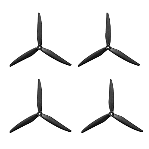 Gemfan 8040 8060 9045 1050 3-Blatt Propeller CW CCW 5 mm Mittelloch Innendurchmesser Paddel für Quadcopter, Multirotoren-Drohne (2 Paar, 1050) von Gemfan