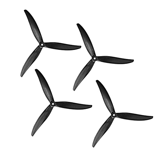 Gemfan 8040 8060 9045 1050 3-Blatt Propeller CW CCW 5 mm Mittelloch Innendurchmesser Paddel für Quadcopter, Multirotoren-Drohne (2 Paar, 8060) von Gemfan