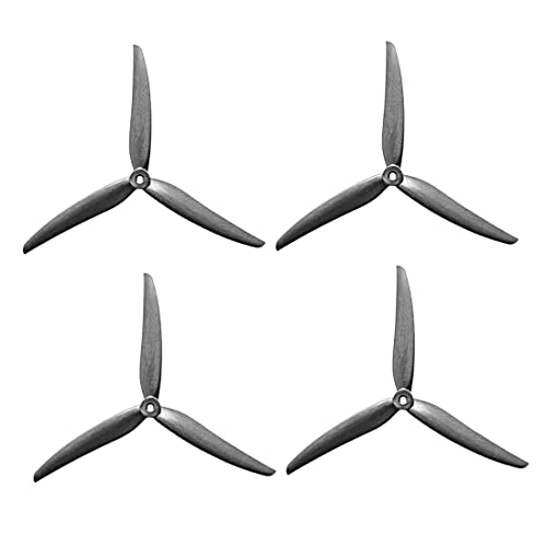 Gemfan 8040 8060 9045 1050 3-Blatt Propeller CW CCW 5 mm Mittelloch Innendurchmesser Paddel für Quadcopter, Multirotoren-Drohne (2 Paar, 9045) von Gemfan