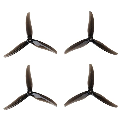 Gemfan Freestyle 6032 3-Blade Propeller CW CCW PC Paddel für 2407 2506 Motor Kompatibel mit BOB57 6 Zoll Freestyle Drohnen (Mitternachtsgrau) von Gemfan