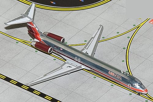 Gemini Mcdonnell Douglas MD-82 (DC-9-82) USAir 1980s: Triple red N824US 1:400 von GeminiJets