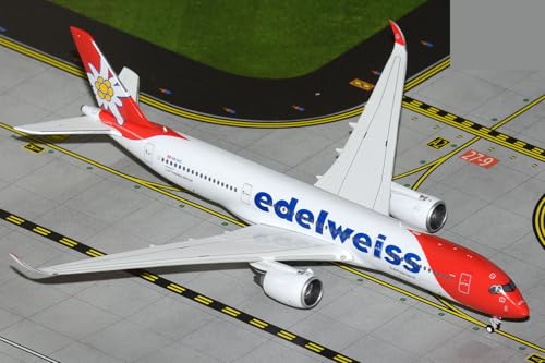 GeminiJets Airbus A350-900 Edelweiss HB-IHC 1:400 Modellflugzeug von GeminiJets