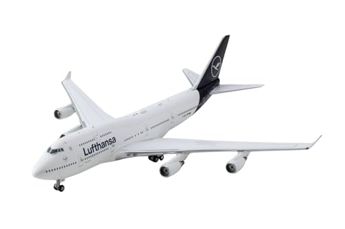 GeminiJets Boeing 747-400 Lufthansa D-ABVY 1:400 Metall-Modellflugzeug, Maßstab 1:400, Erwachsene, Unisex von GeminiJets