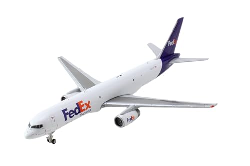 GeminiJets Boeing 757-200SF FedEx N921FD 1:400 Metall-Modellflugzeug, Weiß, 12 cm x 9.7 cm x 3.3 cm, Erwachsene, Sammler, Enthusiasten GeminiJets Boeing 757-200SF FedEx N921FD 1:400 Metall-Modellflugzeug, Weiß, 12 cm x 9.7 cm x 3.3 cm, Erwachsene, Sammler, Enthusiasten von GeminiJets