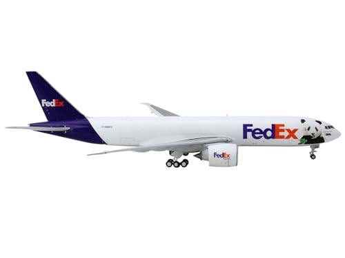 GeminiJets Boeing 777-200F FedEx Panda Express N886FD 1:400 Modellflugzeug von GeminiJets