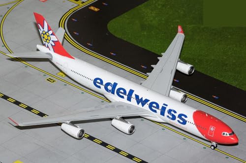 GeminiJets G2EDW1354 Edelweiss Airbus A340-300 HB-JMG Maßstab 1:200 von GeminiJets