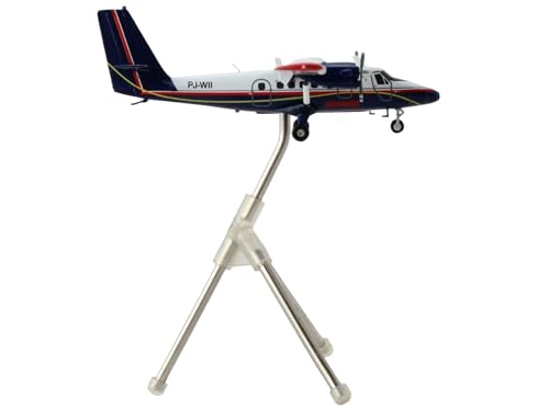 GeminiJets Gemini de Havilland Canada DHC-6-300 Twin Otter Winair PJ-WII 1:200 Modellflugzeug für Sammler und Hobbyisten, Weiß, Erwachsene von GeminiJets