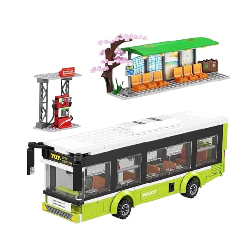 General Jim's Green City Bus MOC 814 Qualitätsbaustein Modulares Bauset für Erwachsene und Jugendliche General Jim's Green City Bus MOC 814 Qualitätsbaustein Modulares Bauset für Erwachsene und Jugendliche von General Jim's