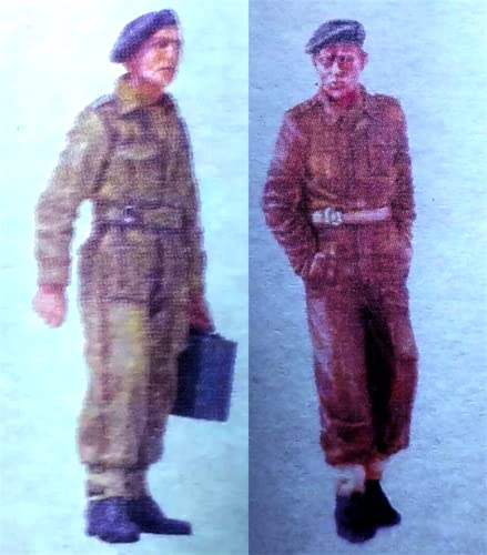 ( 1/35 ) Resinminiaturmodellbausatz WWII Britischer Soldat Resinmodellbausatz (2 Personen) unmontierte und unbemalte Resinteile (kjA9t-5) von Generic