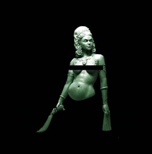 【1/10】 Antike weibliche Kriegerin Resinfigur Miniaturmodellbausatz, unmontierte und unbemalte Resinteile (Büste aus Harz)//9r8op-9 von Generic