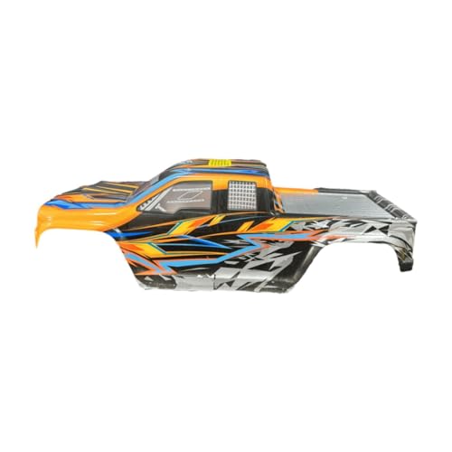 1/10 RC Body Shell Ersatz für DIY modifiziertes Hochleistungs -Zubehör für 2996A RC -Autospielzeug, Orange von HuadaXtai