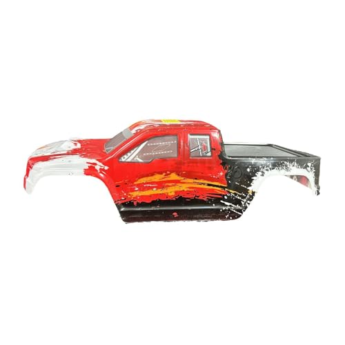 1/10 RC Body Shell Ersatz für DIY modifiziertes Hochleistungs -Zubehör für 2996A RC -Autospielzeug, Rot von HuadaXtai
