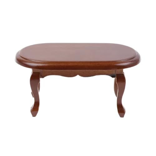 1/12 Puppenhäuser Couchtisch Puppenhäuser Miniaturmöbel Layout Kinder Spielzeug Landschaft Miniatur Holz Beistelltisch von Generic