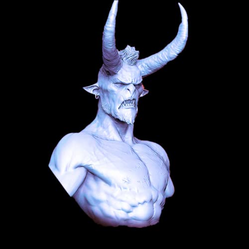 1/12 Resin Büste Figur Miniatur Modellbausatz antike Ork Krieger Büste Resin Modellbausatz, unmontiert und unlackiert Resinteile (EZ5N-4) von Generic