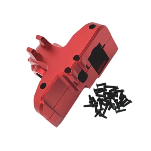 1/14 RC Auto Hinten Getriebe Abdeckung Ersatz Aluminium Legierung für 14210 14209, Rot von Generic