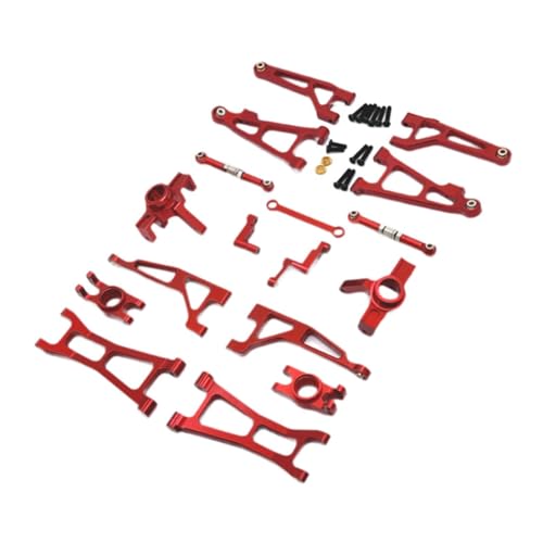 1/16 RC Autoteile, Ersatz, DIY, Robuste Ersatzteile, Montage, Upgrade, RC Autozubehör für 16207 16210 16209 H16 RC SUV, Rot 1/16 RC Autoteile, Ersatz, DIY, Robuste Ersatzteile, Montage, Upgrade, RC Autozubehör für 16207 16210 16209 H16 RC SUV, Rot von Generic