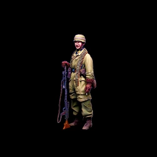 1/16 Resin Miniaturen Bausatz WW2 Deutscher Soldat Resin Modellbausatz unmontiert und unbemalt (lk5u-5) von Generic