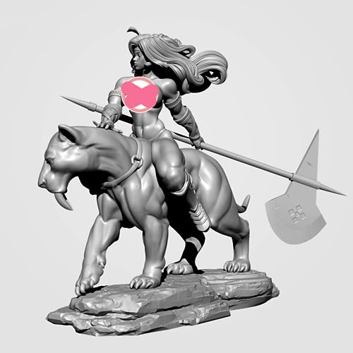 1/24 Ancient Fantasy Female Warrior Resin Model Kit Resin Model Parts (unmontiert und unbemalt) (He9Y-37) von Generic