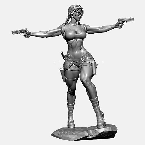 1/24 Ancient Fantasy Weibliche Kriegerin Resin Modell Unmontiert und unbemalt Miniatur Soldat Modell Bausatz //jv9x-6 von Generic