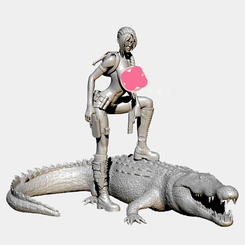 1/24 Antike Fantasy-Kriegerin Resin-Modell, unmontiert und unbemalt Miniatur-Soldatenfigur Bausatz // Lf5O-24 von Generic