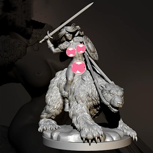 1/24 Antike Fantasy-Kriegerin Resin-Modell, unmontiert und unbemalt Miniatur-Soldatenfigur Bausatz // Lf5O-8 1/24 Antike Fantasy-Kriegerin Resin-Modell, unmontiert und unbemalt Miniatur-Soldatenfigur Bausatz // Lf5O-8 von Generic