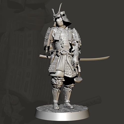 1/24 Resin-Modellbausatz Alter japanischer Samurai-Krieger Resin-Miniaturmodellbausatz (unmontiert und unbemalt) / Kz3L-2 von Generic