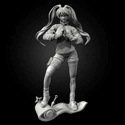 1/24 Sci-Fi Agent Weiblicher Soldat Harz Soldat Modellbausatz Unbemalt und unmontiert Figur Harz Modellbausatz //f6w5Q1 von Generic