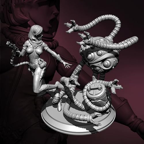 1/24 Sci-Fi Agentin Kriegerin Resin Modellbausatz Resin Modellteile (unmontiert und unbemalt) (He8Y-13) von Generic