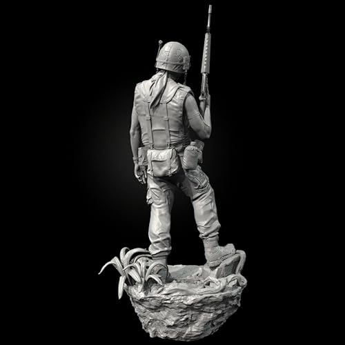 1/24 Vietnam US Soldier Resin Soldier Model Kit Unbemaltes und unmontiertes Resin Modell // g6X2z3 von Generic