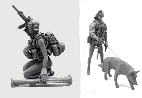 1/35 Resin Miniaturmodellbausatz Amerikanische Kommandosoldaten Resinmodellbausatz (2 Personen) unmontierte und unbemalte Resinteile (yyj9A-1). von Generic