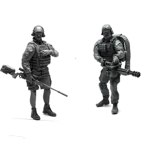 1/35 Resin Miniaturmodellbausatz Amerikanische Kommandosoldaten Resinmodellbausatz (2 Personen) unmontierte und unbemalte Resinteile (yyj9A-16). von Generic