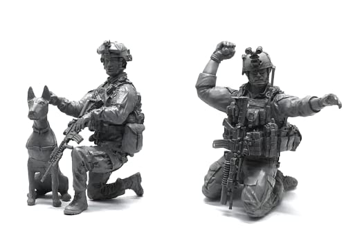 1/35 Resin Miniaturmodellbausatz Amerikanische Kommandosoldaten Resinmodellbausatz (2 Personen) unmontierte und unbemalte Resinteile (yyj9A-17). von Generic