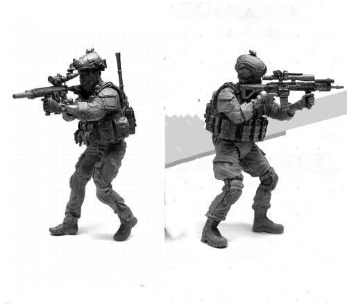 1/35 Resin Miniaturmodellbausatz Amerikanische Kommandosoldaten Resinmodellbausatz (2 Personen) unmontierte und unbemalte Resinteile (yyj9A-18). von Generic