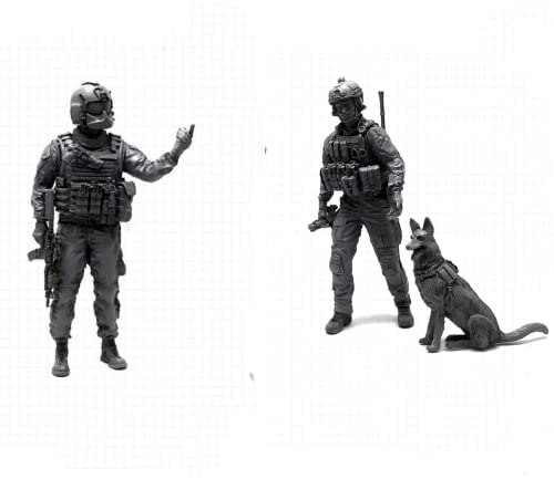 1/35 Resin Miniaturmodellbausatz Amerikanische Kommandosoldaten Resinmodellbausatz (2 Personen) unmontierte und unbemalte Resinteile (yyj9A-19). von Generic