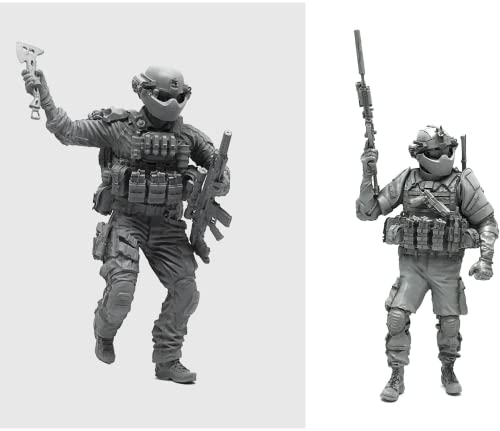 1/35 Resin Miniaturmodellbausatz Amerikanische Kommandosoldaten Resinmodellbausatz (2 Personen) unmontierte und unbemalte Resinteile (yyj9A-21). von Generic