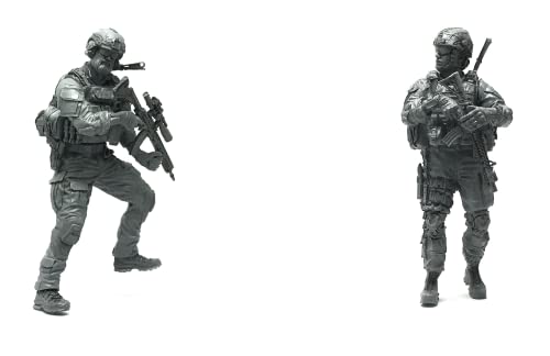 1/35 Resin Miniaturmodellbausatz Amerikanische Kommandosoldaten Resinmodellbausatz (2 Personen) unmontierte und unbemalte Resinteile (yyj9A-23). von Generic