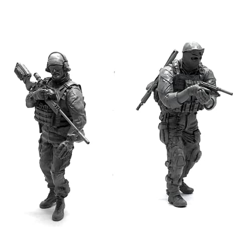 1/35 Resin Miniaturmodellbausatz Amerikanische Kommandosoldaten Resinmodellbausatz (2 Personen) unmontierte und unbemalte Resinteile (yyj9A-26). von Generic