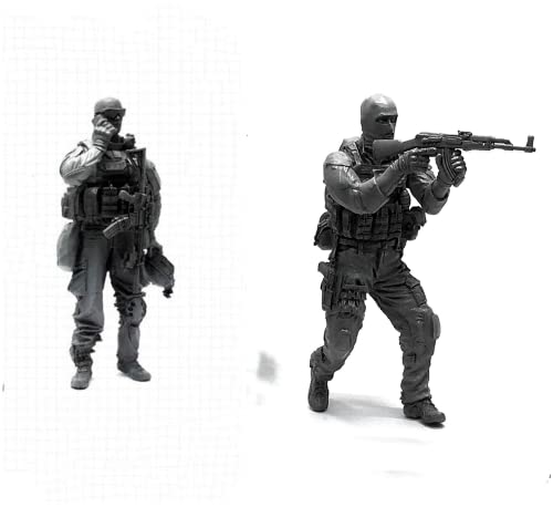 1/35 Resin Miniaturmodellbausatz Amerikanische Kommandosoldaten Resinmodellbausatz (2 Personen) unmontierte und unbemalte Resinteile (yyj9A-27). von Generic