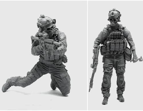 1/35 Resin Miniaturmodellbausatz Amerikanische Kommandosoldaten Resinmodellbausatz (2 Personen) unmontierte und unbemalte Resinteile (yyj9A-29). von Generic