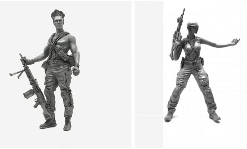 1/35 Resin Miniaturmodellbausatz Amerikanische Kommandosoldaten Resinmodellbausatz (2 Personen) unmontierte und unbemalte Resinteile (yyj9A-32). von Generic