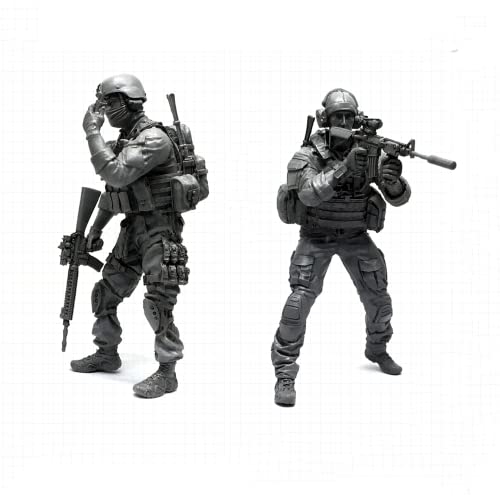 1/35 Resin Miniaturmodellbausatz Amerikanische Kommandosoldaten Resinmodellbausatz (2 Personen) unmontierte und unbemalte Resinteile (yyj9A-36). von Generic