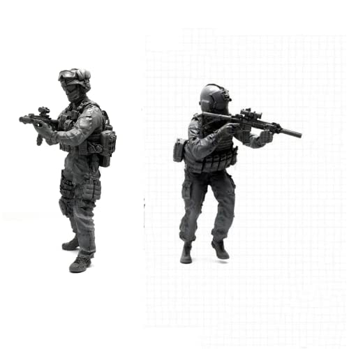 1/35 Resin Miniaturmodellbausatz Amerikanische Kommandosoldaten Resinmodellbausatz (2 Personen) unmontierte und unbemalte Resinteile (yyj9A-37). von Generic