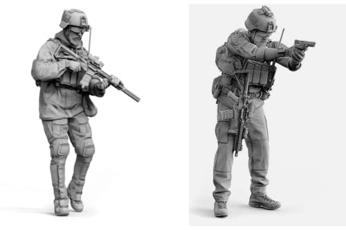 1/35 Resin Miniaturmodellbausatz Amerikanische Kommandosoldaten Resinmodellbausatz (2 Personen) unmontierte und unbemalte Resinteile (yyj9A-39). von Generic