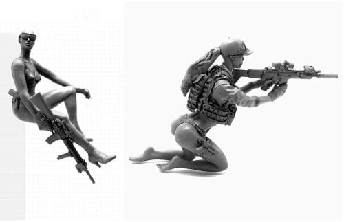 1/35 Resin Miniaturmodellbausatz Amerikanische Kommandosoldaten Resinmodellbausatz (2 Personen) unmontierte und unbemalte Resinteile (yyj9A-41). von Generic