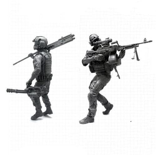 1/35 Resin Miniaturmodellbausatz Amerikanische Kommandosoldaten Resinmodellbausatz (2 Personen) unmontierte und unbemalte Resinteile (yyj9A-44). von Generic