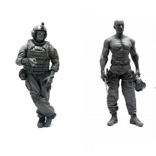 1/35 Resin Miniaturmodellbausatz Amerikanische Kommandosoldaten Resinmodellbausatz (2 Personen) unmontierte und unbemalte Resinteile (yyj9A-51). von Generic