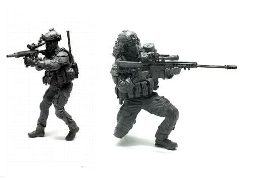 1/35 Resin Miniaturmodellbausatz Amerikanische Kommandosoldaten Resinmodellbausatz (2 Personen) unmontierte und unbemalte Resinteile (yyj9A-55). von Generic